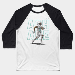 De'von Achane Miami Player Name Baseball T-Shirt